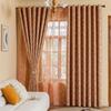 Cortina impressa com sombreamento total Amazon Cross-border temu Hiton Cor sólida Sala de estar Quarto Cortina Hotel Homestay Trabalhador
