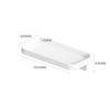 Leyix 160L Estante de Almacenamiento sin Taladro Estante de Almacenamiento de Pared Estante de Almacenamiento para Gel Hidroalcohólico Baño Estilo Simple Crema