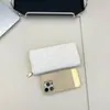 Billetera de PU con Indentación de Longitud Media para Mujer, Cartera de Mano, Bolso de Tarjetas de Moda, Gran Capacidad, Billetera para Monedas