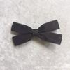 Original Estilo Coreano Simples Doce Fio De Seda Preto Arco Lado Clipe Hairpin Top Clipe Rabo De Cavalo Clipe Hairpin Cabeça Flor