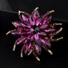 Broche sentido senior nicho caliente vidrio rhinestone aleación coreana corsage cristal de alta calidad accesorios para abrigo al por mayor