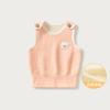 Chaleco para Bebé Primavera, Otoño e Invierno Ropa Exterior para Recién Nacido y Niño Pequeño para Niños y Niñas Fondo con Forro Polar Protección para el Vientre Chaleco Cálido para Bebé para Niños