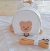 Coreia do Sul no mesmo estilo mochila escolar infantil jardim de infância meninos e meninas mochila bonito fora anti-perdido mochila