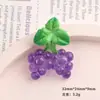 Acessórios de resina diy de desenho animado acessórios cola de creme de fruta transparente grampo de cabelo feito à mão capa de celular fivela de sapato acessórios lote