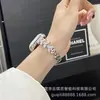 Compatível com Iwatch11 Pulseira Estilo Feminino Relógio Luxo Acessível de Nicho Diamante Sereia Pulseira de Relógio Inteligente de Reposição