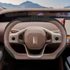 Adecuado para accesorios de modificación interior de cubierta de volante Avita 07/12, cubierta de manija de coche de gamuza para invierno
