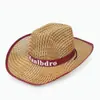 Sombrero de ala ancha de bambú para protección solar para hombre Primavera y Verano Sombrero de paja para hombre Sombrero de vaquero occidental Sombrero de copa Sombrero de playa Sombrero para el sol