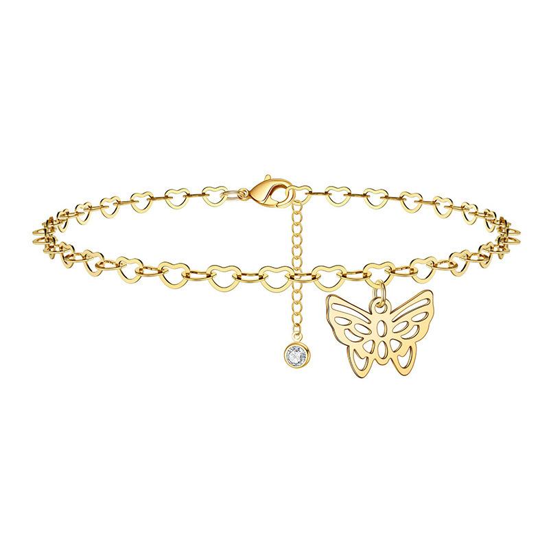 SKU-08-Butterfly Heart Chain 鍓痋