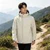 Invierno Nuevo Estilo Stock de Fabricante Disponible Personalización por Foto Exterior Cortavientos Impermeable Tres en Uno Conjunto de Dos Piezas