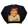 2025 Novo Estilo Dark Y2K Tricô Streetwear Unissex Gótico Outono Harajuku Ins Pulôver em Estoque