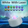 Lámpara de Proyección Láser RGB Estrella Aurora Boreal Proyector Láser Estrella Luna USB Ruido Blanco Disco Estelar Lámpara de Atmósfera