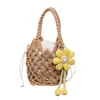 Bolsa de Playa de Verano Bolso Hueco 2026 Nuevo Bolso Simple Bolso Cesta de Malla para Mujer