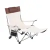 Silla de Playa con Respaldo para Ocio al Aire Libre, Plegable Portátil, Sillón de Camping, Silla Multifuncional para Bocetos, Pesca, Taburete
