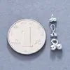 Acessórios Pequenos de Feijão Prata Anel de Ferradura Prata Esterlina Pingente Pequeno Liso Anel em Forma de U Tailândia Chiang Mai Prata Artesanal Banhado a Ouro Contas Espaçadoras DIY