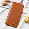 Billetera Larga para Mujer Transfronteriza Broches para Mujer Monedero Simple Multitarjeta Gran Capacidad Moderna Ultrafina Tarjetero