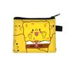 Nuevo Monedero de Bob Esponja para Niños, Mini Bolso Pequeño Lindo y de Alta Gama, Bolsa Cuadrada Grande de Almacenamiento para Estudiantes
