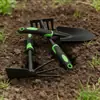 Herramientas de Mano para Jardinería: Palas de Jardín, Palas de Trasplante, Rastrillos, Azadas de Doble Propósito, adecuadas para cavar, aflojar la tierra, plantar, trasplantar y más