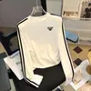 Camiseta de Rayas Redonda de Manga Larga Estilo Retro Americano para Mujer 2025 Otoño e Invierno Nuevo Estilo Coreano Corta Ajustada Versátil Camiseta Básica