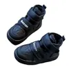 Zapatos Grandes de Algodón para Niños Otoño Plus Terciopelo Engrosados Cálidos Botines Cortos Niños Niñas Zapatos de Pan Velcro Botas de Nieve