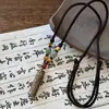 Nova Caixa Ga'U Retro Estilo Chinês Colar com Pingente de Metal para Mulheres 2025 Novo Estilo Étnico Cordão Corrente de Suéter Acessório