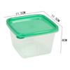 Recipiente cuadrado portátil para el hogar con tapa, tazón para sopa de PP para conservación fresca, refrigerador sellado, caja de almacenamiento para conservación fresca congelada, venta al por mayor