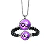 Set de Collar Colgante y Pulsera Temática de Pokémon para Pareja Transfronteriza, Unisex, Accesorios de Venta Caliente Transfronteriza