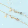 Pulsera de Estrella y Luna de Diamante Brillante de Cristal de Ensueño Chic Celebridad de Internet Chica Harajuku Pulsera Súper Hada Estudiante Estilo Bosque Pulsera Simple