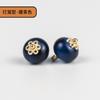 Color de Alta Gama Botón Chino Nuevo Estilo Nacional Explosiones Hebilla Cheongsam Hebilla Traje Tang Hanfu Hebilla Decorativa Hebilla de Cuentas Toretto Esmaltadas