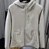 Sudadera con capucha y cremallera de forro polar para hombre, de alta densidad, doble cara, cortavientos y cálida, para exteriores, con forro polar adicional y capa exterior engrosada