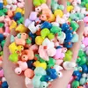 Acessórios artesanais transfronteiriços makaron diy acessórios de resina micro ornamentos de paisagem paisagismo musgo miniatura cor patinho