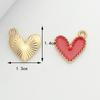 Fabricante de Accesorios de Joyería DIY de Flores en Stock, Accesorios de Colgantes Hechos a Mano en Forma de Corazón, Fabricante de Accesorios de Joyería DIY de Aleación