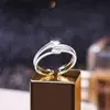 Moda Coreana Anel de Dedo Abertura Ajustável Diamante Zircônia Laço Anel de Personalidade Simples Tendência para Mulheres