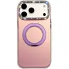 Funda de Teléfono con Soporte Giratorio Dopamina IMD de Agujero Grande Adecuada para Apple 17/18 Tendencia 18PRO Incrustada con Diamantes 13/14