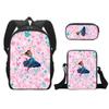 2021 Nueva Mochila Escolar Mágica Full House para Estudiantes Mochila de Poliéster Mochila Creativa Cómoda Bolso Estampado Estuche para Lápices
