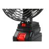 Ventilador eléctrico de batería de litio, ventilador doméstico recargable de gran tamaño, ventilador exterior, ventilador eléctrico pequeño portátil