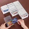 Caixa de Armazenamento para Jogos de Tabuleiro e Cartas Caixa Plástica Transparente Cartas de Jogo Ultraman Organizador de Nomes de Cartas Armazenamento