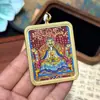 Promoção Imperdível Xizang Nepalesa Pura Pintada à Mão Thangka Dragão Cinco Senhores Núcleo do Cartão 4*5