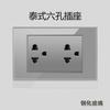 Tomada Padrão Americano com Interruptor 16A Estilo Americano 110V Painel de Tomada Multifuncional Sul-Americano com Interface USB Painel de Tomada