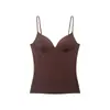 Camisola Elegante de Moda 2026 Estilo Europeo y Americano Transfronterizo para Mujer Venta al por Mayor Tejido Mixto con Copas 1355457