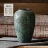 Vitrina de Cerámica Estilo Wabi-Sabi de Jingdezhen, Recipiente Inspirado en Zen, Decoración Artística para Arreglos Florales en Sala de Té de Hotel de Alojamiento