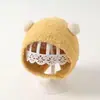 Gorro para Bebé Recién Nacido Lindo Gorro con Protección para las Orejas Otoño e Invierno Súper Lindo Gorro para Cabeza de Bolsa de Bebé Gorro de Felpa Cálido Otoño e Invierno