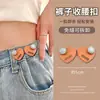 Botón de Cintura en Forma de Corazón Pantalones Sin Perforación Jeans Herramienta Reductora de Cintura Botón Ajustable Invisible