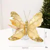 Decoraciones de lazos navideños de tela nueva transfronterizos, adornos para ventanas y árboles de centros comerciales de Navidad para hacer tú mismo
