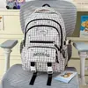 Nova Mochila Escolar Estilo College, Mochila Xadrez Retro Japonesa, Mochila Escolar para Aluna do Ensino Médio, Mochila Estudantil de Grande Capacidade