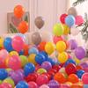 Decoración de Globos Coloridos de 10 pulgadas Engrosado a Prueba de Explosiones No Tóxico e Inodoro Escena de Cumpleaños para Niños Arreglo de Ambiente Venta al por Mayor de Globos