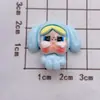 Nuevo producto cara brillante bebé llorando caricatura niña resina accesorios diy pegamento crema funda de teléfono móvil taza de agua zapatos accesorios accesorios