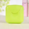 Caja de Jabón Artesanal Creativa para Viaje Sellada con Tapa Caja de Jabón Moda Coreana Portátil Caja de Jabón Color Caramelo T