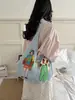 Transfronterizo 2026 estilo coreano tejido de punto nuevo casual de ocio gran capacidad para el trabajo hombro bolsa de albóndiga