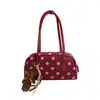 Bolso tote único y elegante, nueva colección 2026, diseño simple de lunares, adecuado para ir al trabajo, gran capacidad, bolso de hombro para mujer