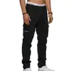 Calça de Trabalho Casual Esportiva Tapered Hip-Hop Masculina Tática de Estilo Europeu e Americano da Amazon, Solta, com Múltiplos Bolsos, Retrô